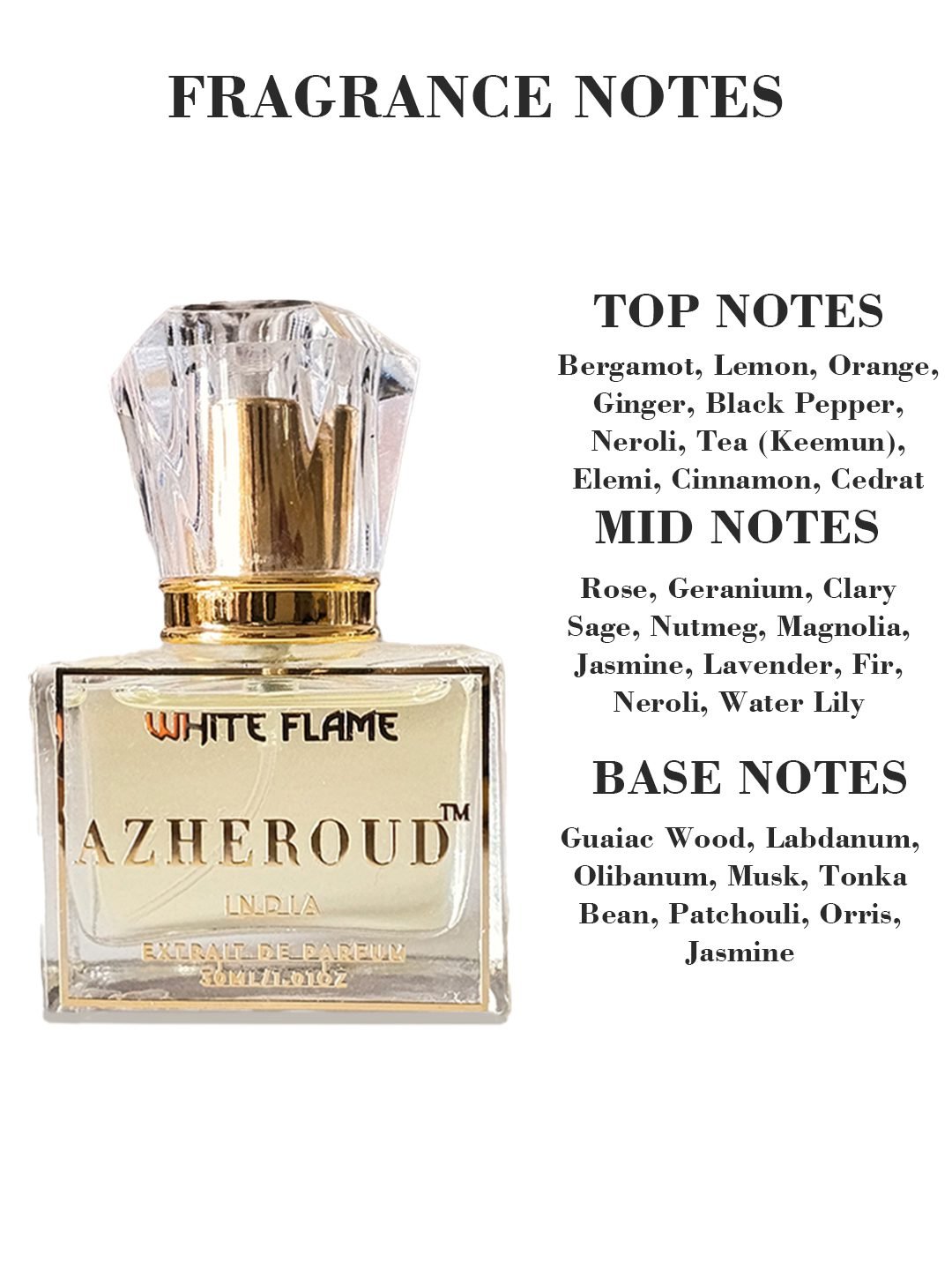WHITE FLAME - a unisex fresh bold perfume by azheroud